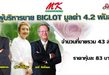 3 ผถห.ใหญ่โยน BIGLOT มูลค่ารวม 4.23พันลบ. ให้นักลงทุนสถาบัน