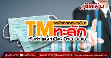 TM ‘หน้ากากอนามัย’ทะลัก ดันกำไรQ1พีค-เป้า3.60บ. (9/03/63)