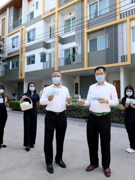 VMPC ร่วมสู้ภัยโควิด-19″ ส่งมอบหน้ากากอนามัย แอลกอฮอล์ พร้อมจุดเติมฟรี