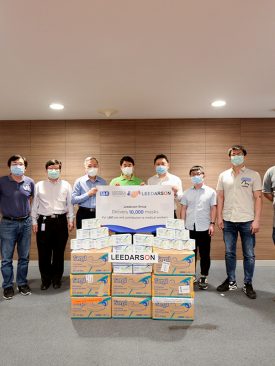 “L&E” รับมอบหน้ากากจาก LEEDARSON เดินหน้าไลน์การผลิตสินค้า IoT