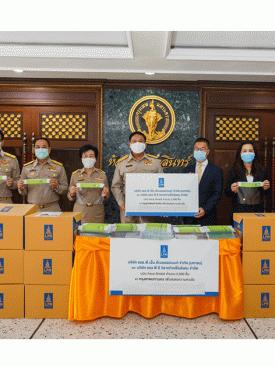 LPN และ LPC มอบ Face Shield แก่เจ้าหน้าที่ขนมูลฝอยและบุคลากรที่ปฏิบัติงาน กทม.เพื่อความปลอดภัยจากโควิด-19