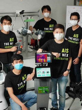 เจาะภารกิจ ทีม AIS ROBOTIC LAB ลุยสร้าง หุ่นยนต์ 5G ช่วยหมอดูแลผู้ป่วยโควิด-19