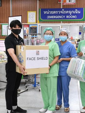 MONO ส่งมอบหน้ากากเฟสชิลด์