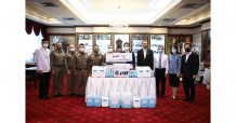 กลุ่ม ปตท. ห่วงใย จัดหาแอลกอฮอล์ให้เจ้าหน้าที่ตำรวจ สู้ภัย COVID-19