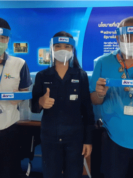 จิตอาสา IRPC มอบ Face Shield ให้ รพ.บ้านค่าย จ.ระยอง