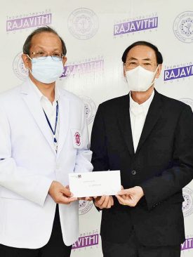 ซีพีเอฟ มอบเงินสนับสนุน “โรงพยาบาลราชวิถี” สู้วิกฤตโควิด-19