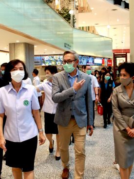 อธิบดีกรมอนามัย ลงพื้นที่ตรวจเยี่ยมความพร้อมศูนย์การค้าเซ็นทรัล