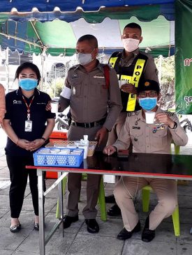 ACG ส่งมอบกำลังใจให้ตำรวจผู้ปฏิบัติหน้าที่