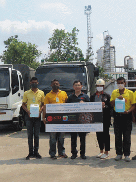 กลุ่ม KTIS ส่งมอบแอลกอฮอล์ให้โรงพยาบาล 3 จังหวัดภาคใต้รับมือโควิด-19