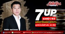 7UP อวดQ1/63 พลิกกำไรแรง 253%-ลุยชิงโรงไฟฟ้าชุมชนเพิ่ม 30 MW