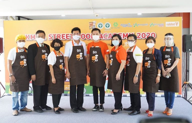บัตรแรบบิท ร่วมกับ สจล. เปิดตัวนวัตกรรม  รถเข็นขายอาหาร Street Food รับวิถี New Normal