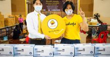 เดินหน้าบริจาคหน้ากากอนามัย 12,500 ชิ้นเพื่อช่วยเหลือทีมแพทย์ ตอกย้ำความเป็นสายการบินของคนไทย