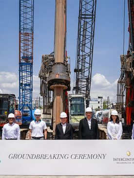 PROUD วางศิลาฤกษ์ เดินหน้าก่อสร้าง โครงการ “อินเตอร์คอนติเนนตัล เรสซิเดนเซส หัวหิน”