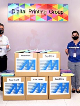 “เมโทรซิสเต็มส์ฯ ห่วงใยบุคลากรทางการแพทย์ส่งมอบ Face Shield ให้โรงพยาบาลที่ขาดแคลน