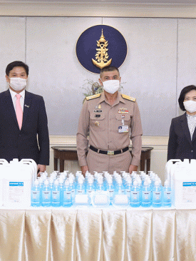 กลุ่ม ปตท. ร่วมกับ ศรชล. ป้องกันประเทศจาก COVID-19