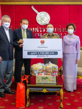 เครือสหพัฒน์ ร่วมฝ่าวิกฤตโควิด-19 มอบชุดผลิตภัณฑ์ซื่อสัตย์ ให้สำนักงานตำรวจแห่งชาติ