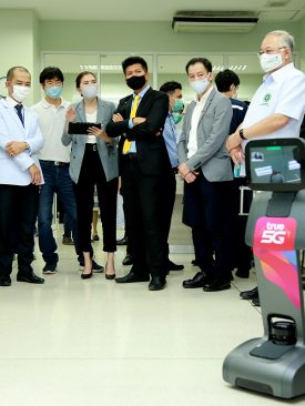 เยี่ยมชมER New Normalกับเทคโนโลยีและนวัตกรรมด้านการแพทย์ผ่านเครือข่ายอัจฉริยะทรู 5G ณ โรงพยาบาลนพรัตนราชธานี