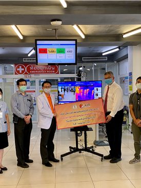 AIT ส่งมอบ ‘อุปกรณ์ตรวจจับอุณหภูมิแบบอัจฉริยะ’ ให้สถาบันสุขภาพเด็กแห่งชาติมหาราชินี