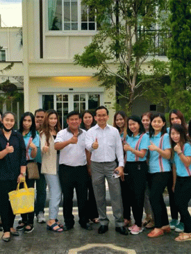 ทีมผู้บริหาร และพนักงาน EVER เยี่ยมชมโครงการฯ