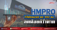 HMPRO กำไร Q2แตะ 942 ลบ. ลดลดน้อยกว่าโบรกคาด
