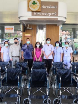 SCN พร้อมบริษัทย่อย มอบอุปกรณ์ช่วยเหลือโรงพยาบาลปทุมธานี