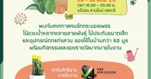 เดอะไนน์ เซ็นเตอร์ พระราม 9 รวมสายพันธุ์กระบองเพชร และ ไม้อวบน้ำ มาให้คนรักต้นไม้ได้ชม ช้อปอิ่มใจในงาน “CACTUS MANIA”