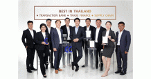 ไทยพาณิชย์ ตอกย้ำความเป็นผู้นำด้าน Transactional Banking ครบวงจร  กวาด 7 รางวัลยอดเยี่ยมจาก 3 เวทีระดับสากล
