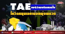 TAE งบQ3แรงติดเทอร์โบ-โควิดหนุนเอทานอลพุ่งพรวด