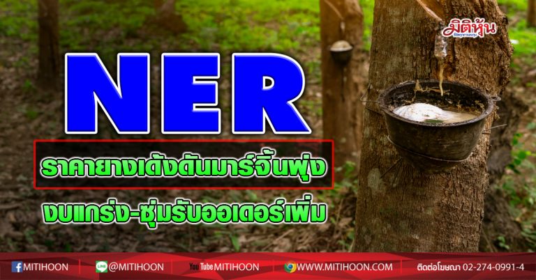 NER ราคายางเด้งดันมาร์จิ้นพุ่ง งบแกร่ง-ซุ่มรับออเดอร์เพิ่ม (01/12/63)