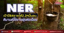 NER ตั้งเป้าปี64 รายได้ 2.2หมื่นลบ.จากดีมานด์ใช้ยางพุ่งต่อเนื่อง รับออเดอร์ลูกค่าเก่า-ใหม่เพิ่ม