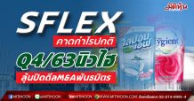 SFLEX คาดกำไรปกติQ4/63นิวไฮ ลุ้นปิดดีล M&A พันธมิตร