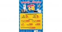 ช้อปสุดคุ้มฝ่าราคาหารสอง ลดครึ่งราคา กับสินค้าเบอร์ 5 ได้ที่โฮมโปร ทุกสาขา ภายใต้แคมเปญ “โฮมโปร x กฟผ. ÷2” ตั้งแต่วันนี้ ถึง 28 ก.พ. 64