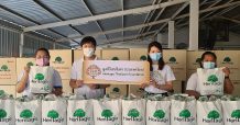 มูลนิธิเฮอริเทจประเทศไทย ส่งมอบของบรรเทาทุกข์หวังคลายความเดือดร้อนของชาวตลาดกลางกุ้งให้ปลอดภัยจากโควิด19