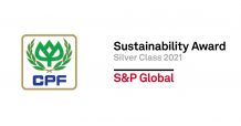 CPF ได้รับรางวัลความยั่งยืนระดับ Silver Class ที่แสดงไว้ใน  The Sustainability Yearbook 2021