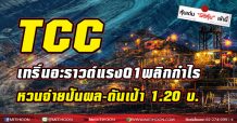 TCC เทริ์นอะราวด์แรงQ1พลิกกำไร  หวนจ่ายปันผล-ดันเป้า 1.20 บ.