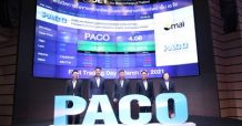 “PACO เริ่มซื้อขายในตลาดหลักทรัพย์ เอ็ม เอ ไอ วันแรก”