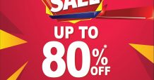 SKECHERS END OF SEASON SALE UP TO 80% มหกรรมลดราคาสินค้าแฟชั่นและรองเท้าสนีกเกอร์รุ่นดังกว่า 80 %