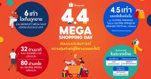 ช้อปปี้จับกระแสพฤติกรรมการช้อปปิ้งสุดคึกคักช่วงยามดึกในแคมเปญ Shopee 4.4 Mega Shopping Day ชี้ Midnight Mega Sale 2 ชั่วโมงแรก