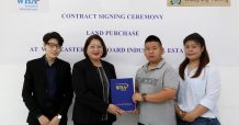 จงฟาง แพ็คกิ้ง ลงนามในสัญญาซื้อที่ดินสำหรับสร้างโรงงานแห่งใหม่ ในนิคมฯ ดับบลิวเอชเอ อีสเทิร์นซีบอร์ด 2