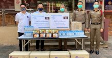 TQR มอบเครื่องอุปโภค-บริโภคแก่ข้าราชการตำรวจช่วงโควิด
