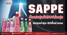 SAPPE  ขึ้นแท่นหุ้นน้ำดีพี/อีต่ำกลุ่ม  พ้นจุดต่ำสุด-Q2ฟื้นตัวแรง (21/05/64)