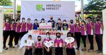 ฮาร์มเลส ฮาร์เวสท์ จับมือมูลนิธิ EDF มอบอุปกรณ์ป้องกันโควิด-19 ให้โรงเรียน
