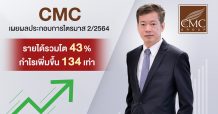 CMC โกยรายได้รวมครึ่งปีแรกโต 43 % กำไรเพิ่มขึ้น 134 เท่า
