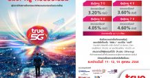 TRUE พร้อมเปิดให้จองซื้อหุ้นกู้ 4 ชุดใหม่ ชูอัตราดอกเบี้ย 3.20% ถึง 4.60% ต่อปี เสนอขายผู้ลงทุนทั่วไป ระหว่างวันที่ 11-12 และ 14 ต.ค.64