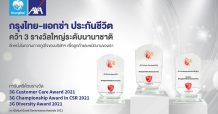 กรุงไทย–แอกซ่า ประกันชีวิต คว้า 3 รางวัลระดับนานาชาติ จาก Global Good Governance Awards 2021