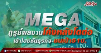 MEGA กูรูชี้ผลงานโค้งหลังโตต่อ เข้าไฮซีซันธุรกิจ-ชนเป้า51บ.
