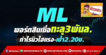 ML โชว์พอร์ตสินเชื่อทะลุ3พันล. กำไรนิวไฮแรง-เป้า2.20บ.