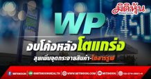 WP งบโค้งหลังโตแกร่ง ลุยเพิ่มจุดกระจายสินค้า-โซลาร์รูฟ