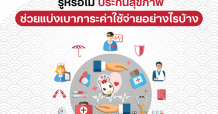 ประกันสุขภาพ” ตัวช่วยแบ่งเบาภาระค่าใช้จ่ายยามฉุกเฉิน