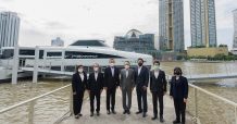 กลุ่ม EA ต้อนรับคณะพพ. และสื่อมวลชน เยี่ยมชมเรือไฟฟ้า MINE Smart Ferry รางวัลดีเด่น Thailand Energy Awards 2021